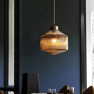 Astor Fluted Glass Pendant Lamp