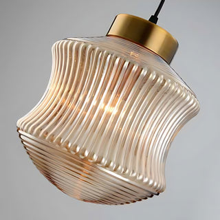 Astor Fluted Glass Pendant Lamp