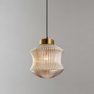 Astor Fluted Glass Pendant Lamp