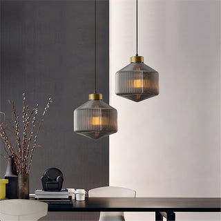 Astor Fluted Glass Pendant Lamp