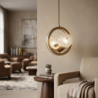 Astra Diamond-Halo Pendant Light – detail 5