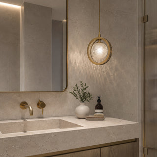 Astra Diamond-Halo Pendant Light