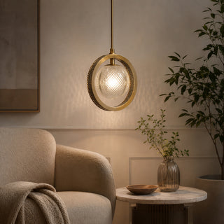 Astra Diamond-Halo Pendant Light