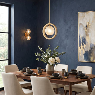 Astra Diamond-Halo Pendant Light