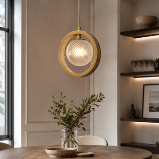 Astra Diamond-Halo Pendant Light