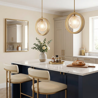 Astra Diamond-Halo Pendant Light