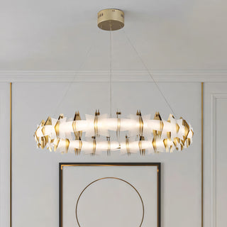 Astra Geometric Halo Chandelier