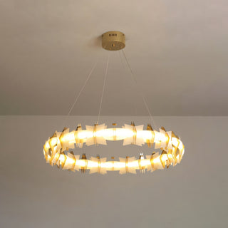 Astra Geometric Halo Chandelier