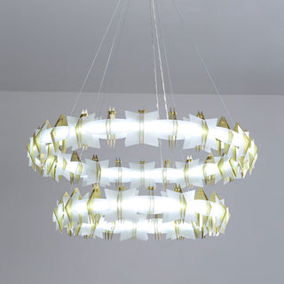 Astra Geometric Halo Chandelier