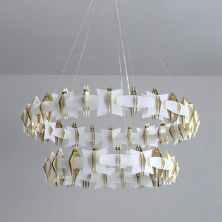 Astra Geometric Halo Chandelier