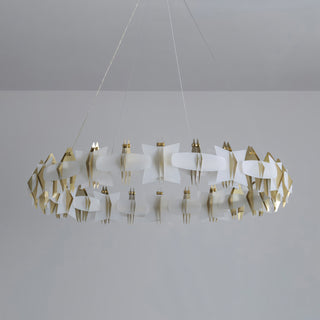 Astra Geometric Halo Chandelier