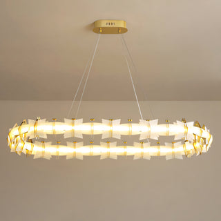 Astra Geometric Halo Chandelier