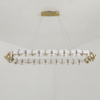 Astra Geometric Halo Chandelier