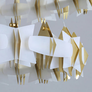 Astra Geometric Halo Chandelier