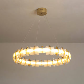 Astra Geometric Halo Chandelier