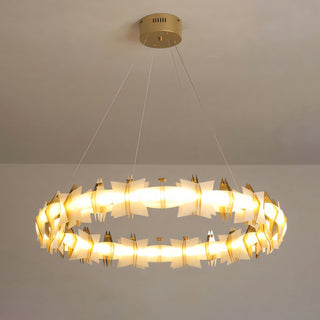 Astra Geometric Halo Chandelier