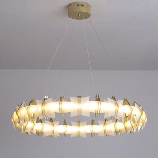 Astra Geometric Halo Chandelier