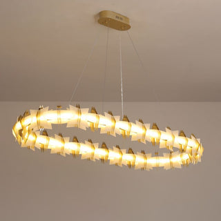 Astra Geometric Halo Chandelier