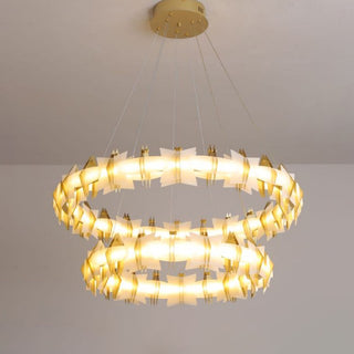 Astra Geometric Halo Chandelier