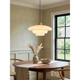Astra Opal Glass Pendant Lamp