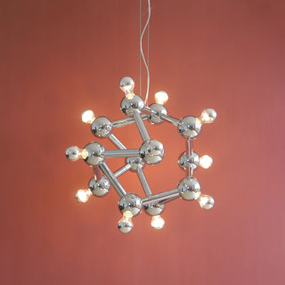 Astraea Molecular Chrome Chandelier – detail 16