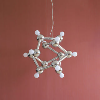Astraea Molecular Chrome Chandelier – detail 22
