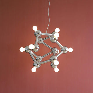 Astraea Molecular Chrome Chandelier – detail 23