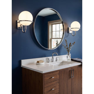 Astrohalo Opal Globe Wall Sconce