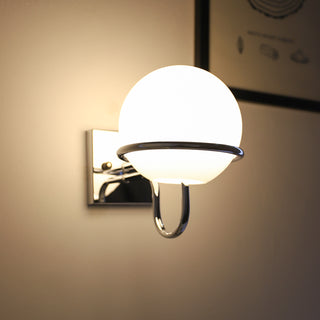 Astrohalo Opal Globe Wall Sconce