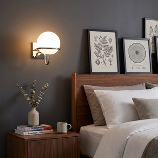 Astrohalo Opal Globe Wall Sconce