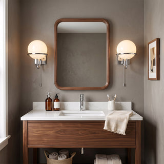 Astrohalo Pull-Chain Wall Sconce