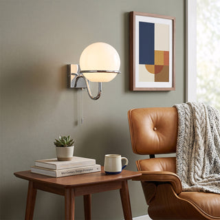 Astrohalo Pull-Chain Wall Sconce