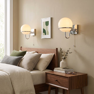 Astrohalo Pull-Chain Wall Sconce