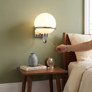 Astrohalo Pull-Chain Wall Sconce