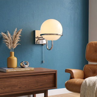 Astrohalo Pull-Chain Wall Sconce