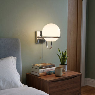 Astrohalo Pull-Chain Wall Sconce