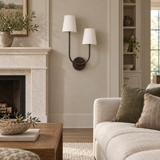 Asymmetric U-Loop Wall Sconce