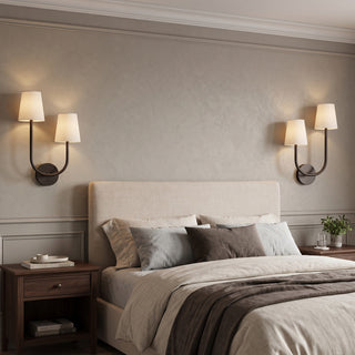 Asymmetric U-Loop Wall Sconce