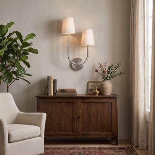 Asymmetric U-Loop Wall Sconce