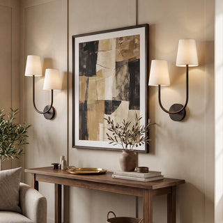 Asymmetric U-Loop Wall Sconce