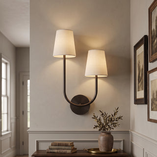Asymmetric U-Loop Wall Sconce
