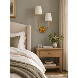 Asymmetric U-Loop Wall Sconce