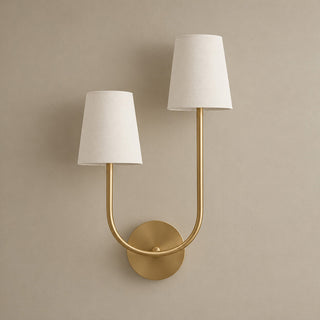 Asymmetric U-Loop Wall Sconce