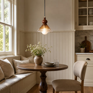 Auden Ripple Glass Pendant Lamp
