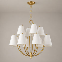 Natural Brass & White