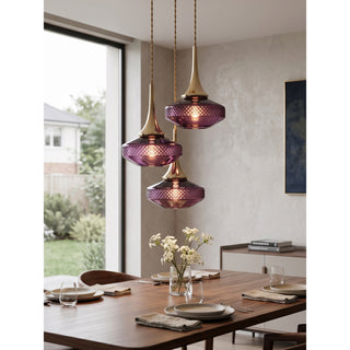 Aurum Jewel Glass Pendant Lamp