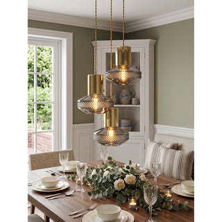 Aurum Jewel Glass Pendant Lamp