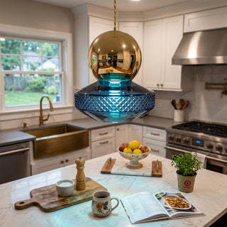 Aurum Jewel Glass Pendant Lamp
