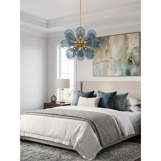 Auther Sputnik Glass Chandelier