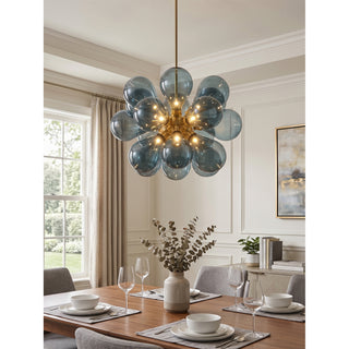 Auther Sputnik Glass Chandelier